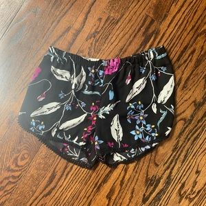 Express floral shorts